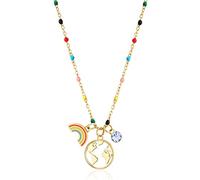 Brosway Halskette Frau mit Symbol Welt aus Edelstahl | Kollektion CHAKRA - BHKN059