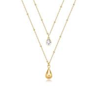 Brosway Damen-Halskette aus Stahl, Kollektion Perfect - BPC37, 430mm, Edelstahl, Nicht zutreffend