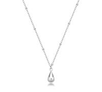 Brosway Perfect Halskette für Damen aus 316L Edelstahl mit Tropfen-Anhänger Länge: 45cm, BPC09