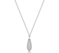 Brosway Women's Drop Necklace 925 Silver Fancy FIW123 with White Zirconia