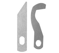 Brother 925D 929D 1034D 3034D Ober- und Untermesser-Ersatzset, Langlebige Winkelklingen, Metall für Reibungsloses Nähen und Professionelles Schneiden