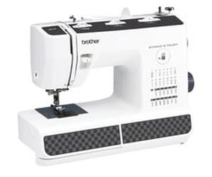 Brother Mechanische Nähmaschine HF27 - Strong & Tough weiß/schwarz