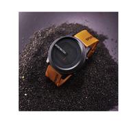 (Brown)Herren Digital Chronograph Uhr mit Nachtlicht und bequemem Silikonarmband