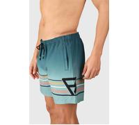 Bru-conic-Stripe Men Swim Shorts GRADIENT STRIPE BOTTLE GREEN XXL GRADIENT STRIPE BOTTLE GREEN