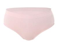 BRUBECK Damen Hipster Unterwäsche | Slips Seamless | 80% Baumwolle Slip für Frauen | Unterhose atmungsaktiv | Hüftslip nahtlos | Womens Underwear | Cotton Panties | Gr. L | rosa | HI00090A