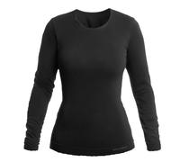 Brubeck - Langarmshirt für Damen Comfort Cotton - Schwarz XL