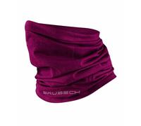 BRUBECK X-PERT Merino 54% Schlauchschal | Multifunktionstuch Herren/Damen | Motorrad & Ski Maske | Halstuch & Kopfbedeckung, Gr.:S - M, Farbe:Pflaume