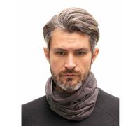 BRUBECK X-PERT Merino 54% Schlauchtuch | Bundeswehr & Jagd Stil | Halstuch & Schal | Multifunktional, Gr.:S - M, Farbe:Titanium