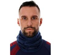 BRUBECK X-PERT Wool Schlauchschal für Damen | Halswärmer | Multifunktionsschal Herbst - Winter | Halstuch 54% Merinowolle | Gesichtstuch Joggen | Sport | Gr. S - M | Marineblau | KM10360