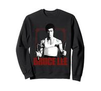 Bruce Lee Nunchaku Stance Nunchakus Sweatshirt