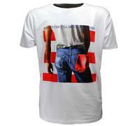 Bruce Springsteen Born In The USA T-Shirt Weiß - Offizielles Merchandise | Popmerch.com M Weiß