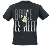 Bruce Springsteen Estreet Männer T-Shirt schwarz S 100% Baumwolle Band-Merch, Bands