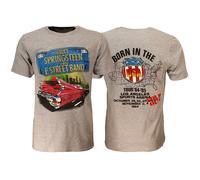 Bruce Springsteen Pink Cadillac T-Shirt - Offizielles Merchandise M Grau