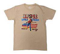 Bruce Springsteen T Shirt Born in The USA 85 Nue offiziell Unisex Sand S