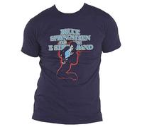 Bruce Springsteen T Shirt The E-Street Band Nue offiziell Unisex Navy Blau M