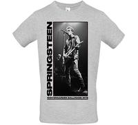 Bruce Springsteen T Shirt Wintergarden Photo Logo Nue offiziell Herren Grau