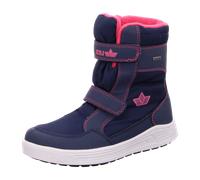 Brütting Baby Klettstiefel für Mädchen, blau, Größe 35 EU