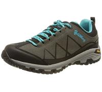 Brütting Damen Kansas Trekking-& Wanderhalbschuhe, grau/schwarz/türkis, 39 EU