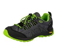 Brütting Jungen Mount Bona Low Kids Trekking- & Wanderhalbschuhe, Anthrazit Schwarz Lemon, 40 EU