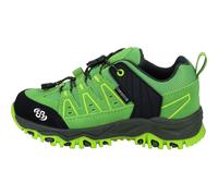 Brütting Mount Pinos Kids Low Trekkingsschuhe, Grün/Schwarz/Lemon, 32 EU