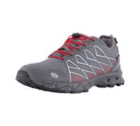 Brütting Herren Mission Traillaufschuh, grau/rot, 44 EU