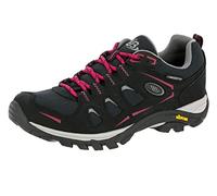 Brütting MOUNT FRAKES LOW Damen Trekking- & Wanderhalbschuhe, Schwarz/ Pink, 38 EU