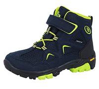 Brütting Mount Mera Kids High Jungen Cross-Laufschuh, Marine/Lemon, 35 EU