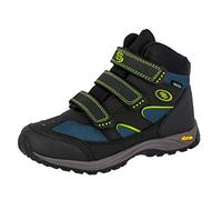 Brütting SNOWFUN V Jungen Schneestiefel, Schwarz/Blau/Lemon, 32 EU