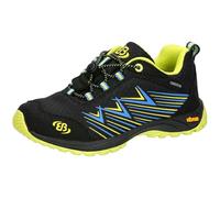 Brütting Unisex Chesna Low Cross-Laufschuh, schwarz blau Lemon, 41 EU