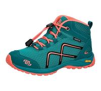 Brütting Unisex Kinder Guide High Cross-Laufschuhe, Petrol Lachs, 39 EU