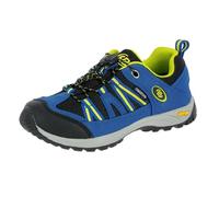 Brütting wasserdichter Outdoorschuh - Jungen - blau/schwarz/neongelb in Größe 30