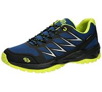 Brütting Unisex Norwalk Walkingschuhe, blau/schwarz/Lemon, 39 EU