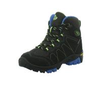 Brütting Unisex Kinder Bergen High Trekking- & Wanderstiefel, Anthrazit/ Blau/ Lemon, 33 EU