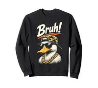 Bruh Duck Jagd Camo Stockente Hunter Herren Jungen Kinder Sweatshirt
