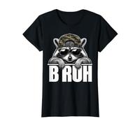 Bruh Raccoon Trash Racoon Camo Hat Youth Teens Kids Slang Preisgünstiges Grafik-T-Shirt