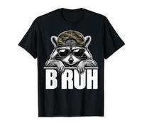 Bruh Raccoon Trash Racoon Camo Hat Youth Teens Kids Slang Preisgünstiges Grafik-T-Shirt
