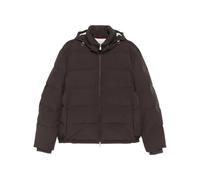 Brunello Cucinelli - Stretch Bonded Nylon Daunenjacke - - Jackets - Herren - Braun - XL