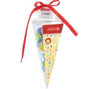 BRUNNEN 102740003 Radiergummi-Set „Schultüte Zahlen“, mehrfarbig, 26 Stück