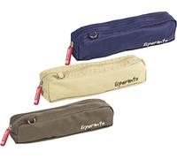 Brunnen 1049009 Schlamper-Etui Esperanto (20 x 5,5 x 3,5 cm, 3 Farben) sortiert