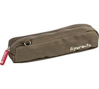 Brunnen 104900970 Schlamper-Etui Esperanto, 20 x 5.5 x 3.5 cm, braun