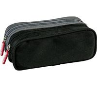 Brunnen 104901380 Schlamper-Etui Duo, Schreibtischzubehör und Ablage, grau/schwarz