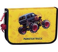 BRUNNEN 104912012 Schüler-Etui Monstertruck 2 Klappen