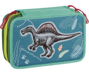 BRUNNEN 1049121841 Schüler-Etui Federmäppchen Dinosaurier, gefüllt