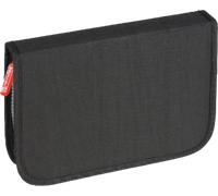 BRUNNEN 104918690 Schüler-Etui mit Inhalt, 2 Klappen, schwarz