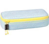 Brunnen Schlampermäppchen s'maepp XL „Neo“ – 1 Klappe – Gelb/Hellblau – 22 x 11 x 6 cm