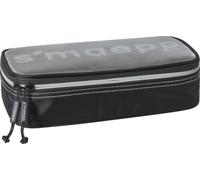 BRUNNEN Schlampermäppchen s'maepp XL „Hardwired“ | 1 Klappe(n), schwarz/silberfarben