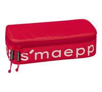 Brunnen - BRUNNEN Schlampermäppchen smaepp XL Colour Code 22 x 11 x 6 cm (B x H x T) Reißverschluss Nylon rot rot