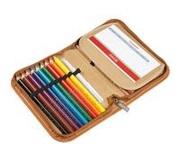 Brunnen, Etui, Schüleretui Leder