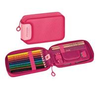 BRUNNEN Federmäppchen befüllt s'maepp Colour Code tulip pink 17-teilig, 20,0 x 4,5 cm St.