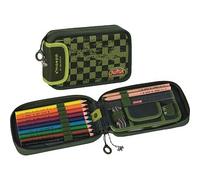 BRUNNEN Federmäppchen befüllt s'maepp Fast Wheels grün/hellgrün 16-teilig, 20,0 x 4,5 cm St.